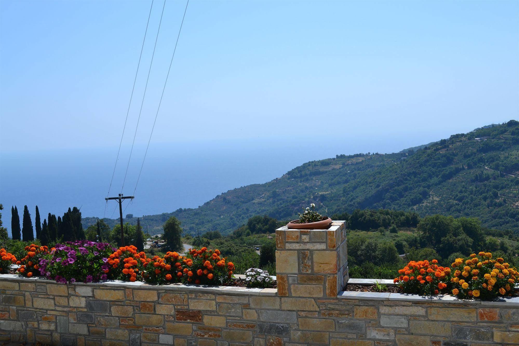 Guesthouse Kapaniaris ซาโกรา ภายนอก รูปภาพ