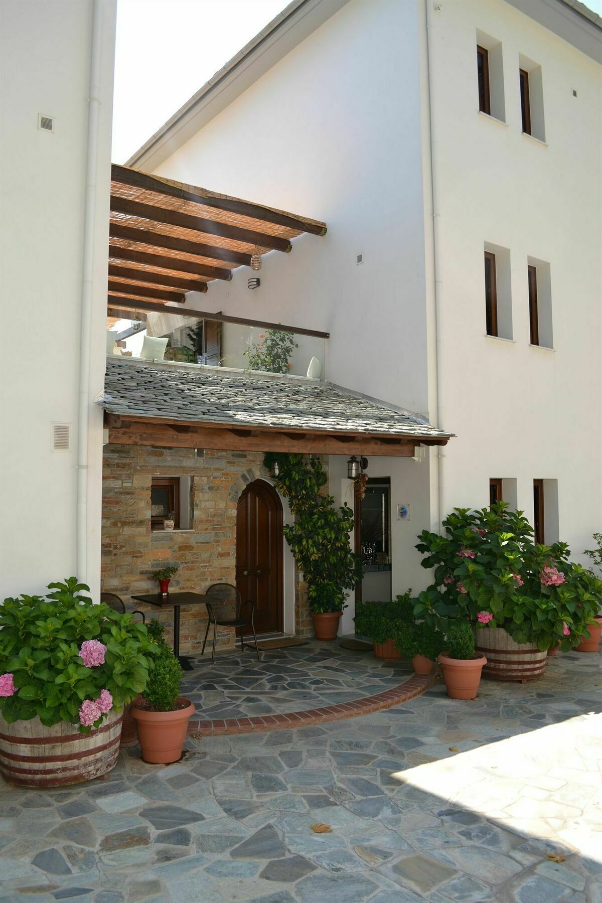 Guesthouse Kapaniaris ซาโกรา ภายนอก รูปภาพ
